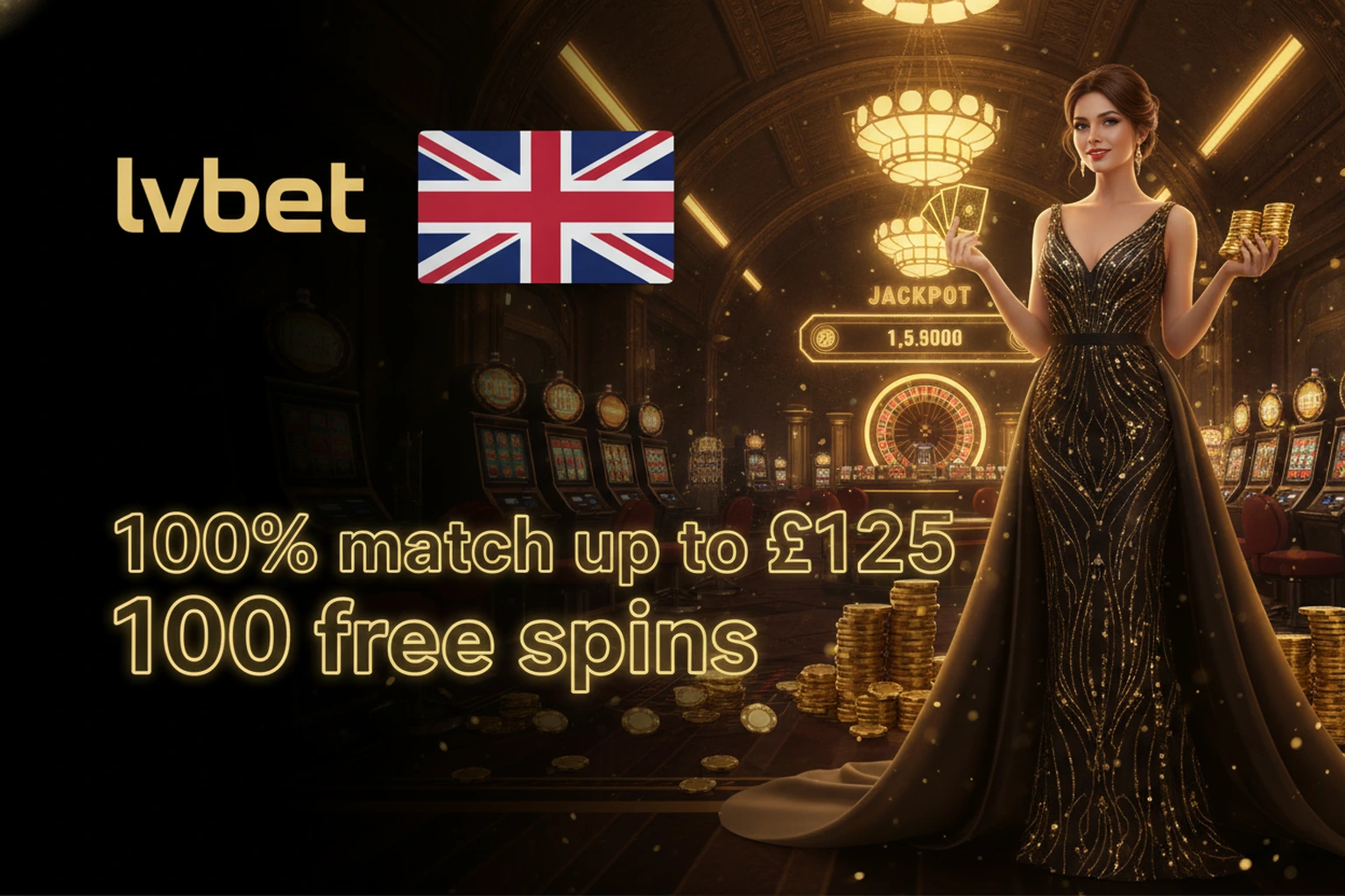 LV BET Promo Code GB: 100% Match Welcome Bonus for New Players